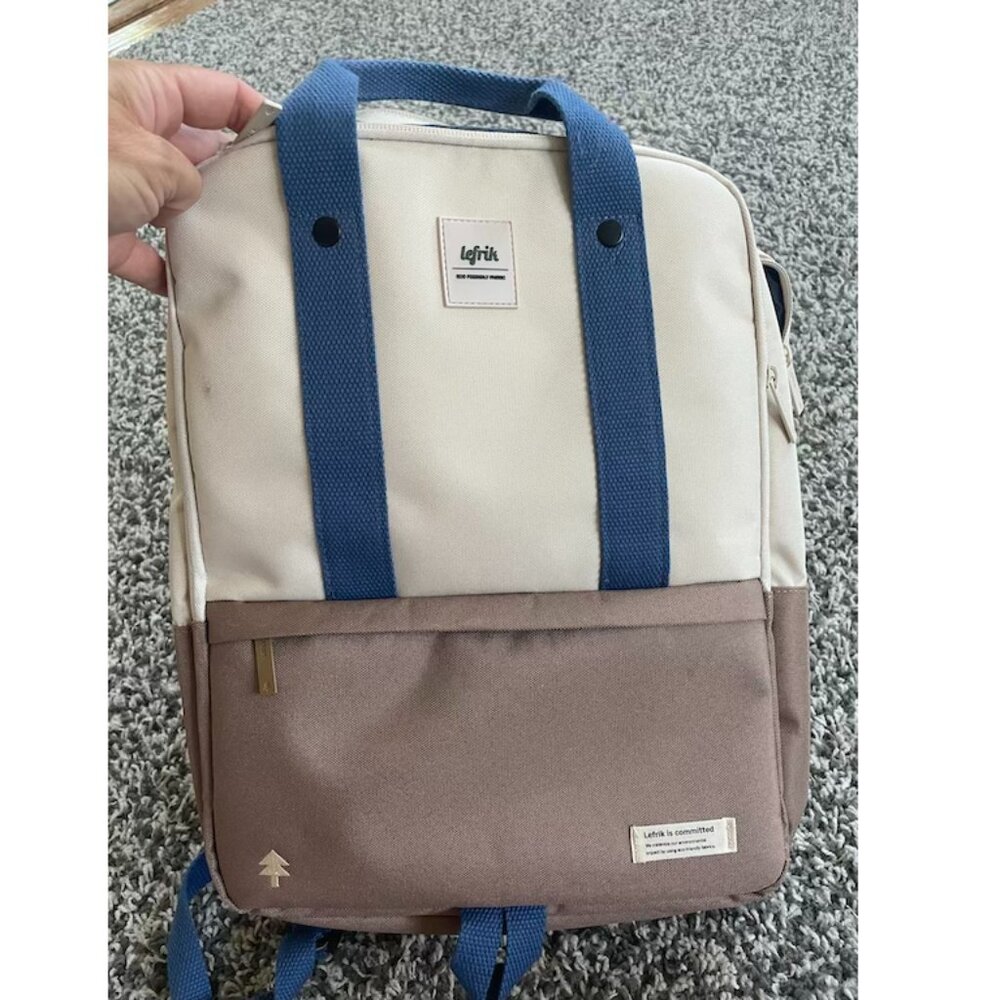 Lefrik Eco Friendly Fabric Daily Backpack - Like new. Only used once.